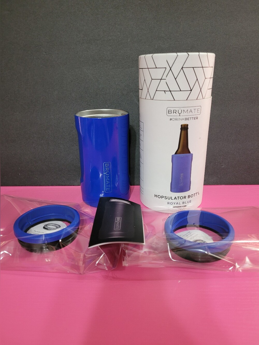 BrüMate Hopsulator Bottle Cooler - Royal Blue (1121)
